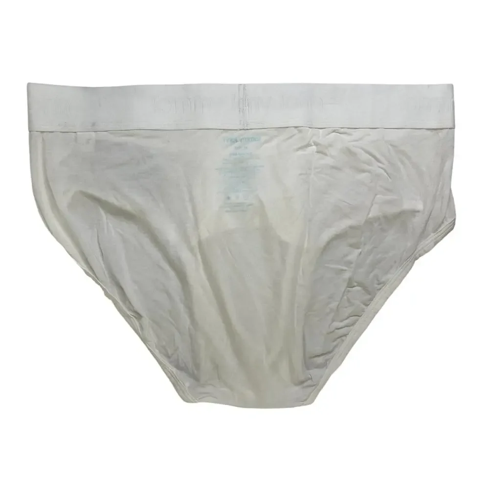 5-7 TOMMY JOHN Men's NWT $30 Classic Brief Underwear Second Skin White XL